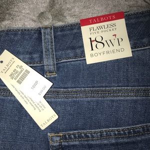 Talbots Boyfriend Jeans NWT 18WP